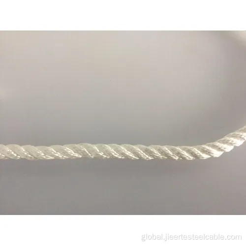 Nylon Rope 3 Strand Nylon Rope with White Color Manufactory